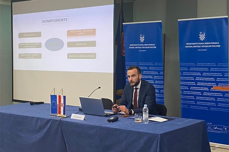 Ministar Josip Aladrović predstavio prijedlog Nacionalnog plana oporavka i otpornosti za tržište rada i socijalnu zaštitu vrijedan 2,08 milijardi kuna